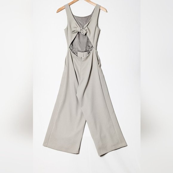 WILFRED Ecoulement Jumpsuit Ashen Grey Wide Leg Aritzia 0 XS - Picture 10 of 12